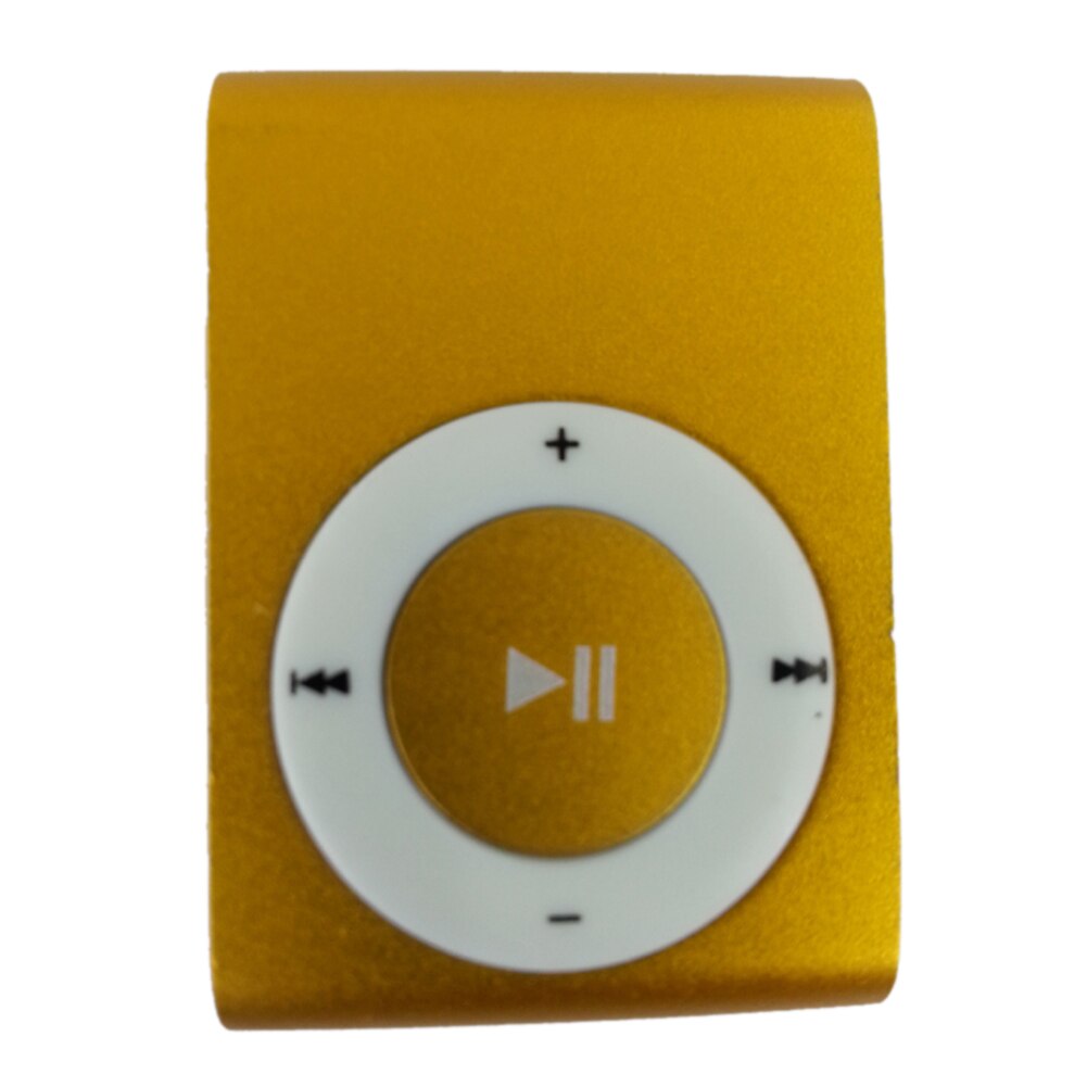 Mini Clip MP4 Player Waterproof Sport MP4Music Player Portable MP4 Player: Orange