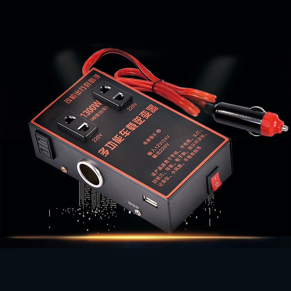 Car Inverter 12v 24v To 220v Universal Multifunctional Power Socket Conversion Charger For Automobile Trucks