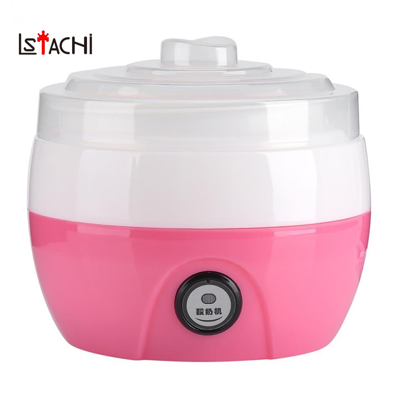 LSTACHi Elektrische Automatische Yoghurt Maker Machine 220 V 1L Yoghurt DIY Tool Plastic Container Kithchen Apparaat