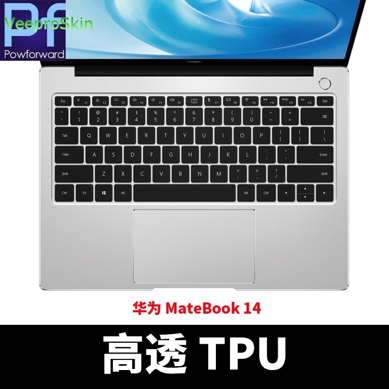 Huawei matebook x pro de  x 13 14 16.1 tuuman tpu näppäimistön kannen kuori tpu näppäimistön kannen kuori: Kaverikirja 14