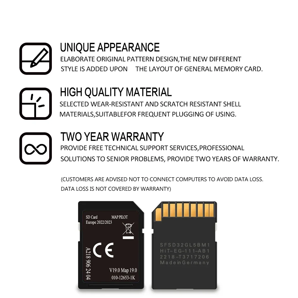 V17 FOR MERCEDES GARMIN MAP SAT NAV SD CARD (A218) A • B • CLA • GLA • GLE