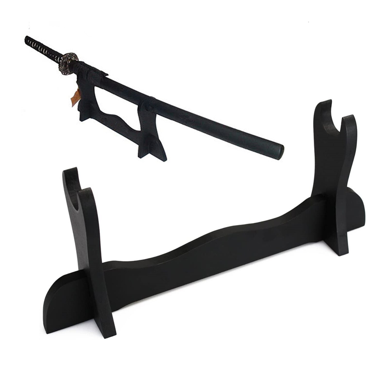 Sword Stand Holder Display Stand / Acrylic Bracket Rack Wood Samurai Sword Holder Stand Dispaly 1 Layer