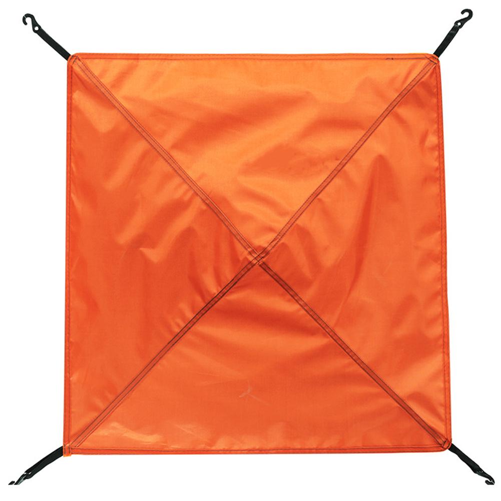 Udendørs camping telt topdæksel fugtbestandigt vandtæt regntæt soltæt soltag betræk solskærm solskærm camping forsyninger: Orange