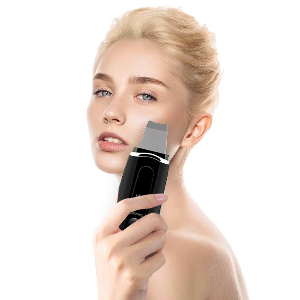 Hud ultraljud skrubber ansiktslyft massage maskin ansikts porrenare kavitation peeling blackhead borttagning hud enhet verktyg