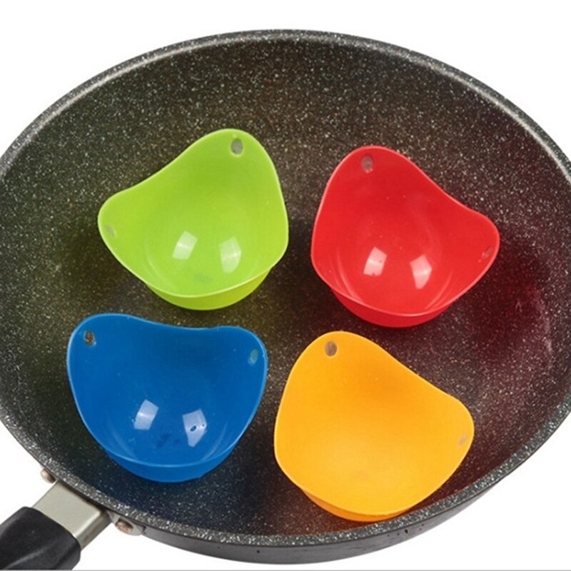 Siliconen Gepocheerd Ei Cups Non Stick Ei Pocheren Fornuis Food Grade Siliconen Poach Pods Eierkokers