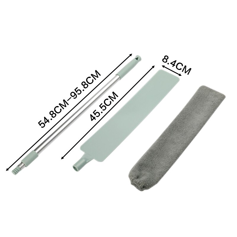 Long Crevice Dust Brush Telescopic Microfiber Dust Mites Cleaning Tools Artifact Cleaning Dust Household Cleaning Windows Duster