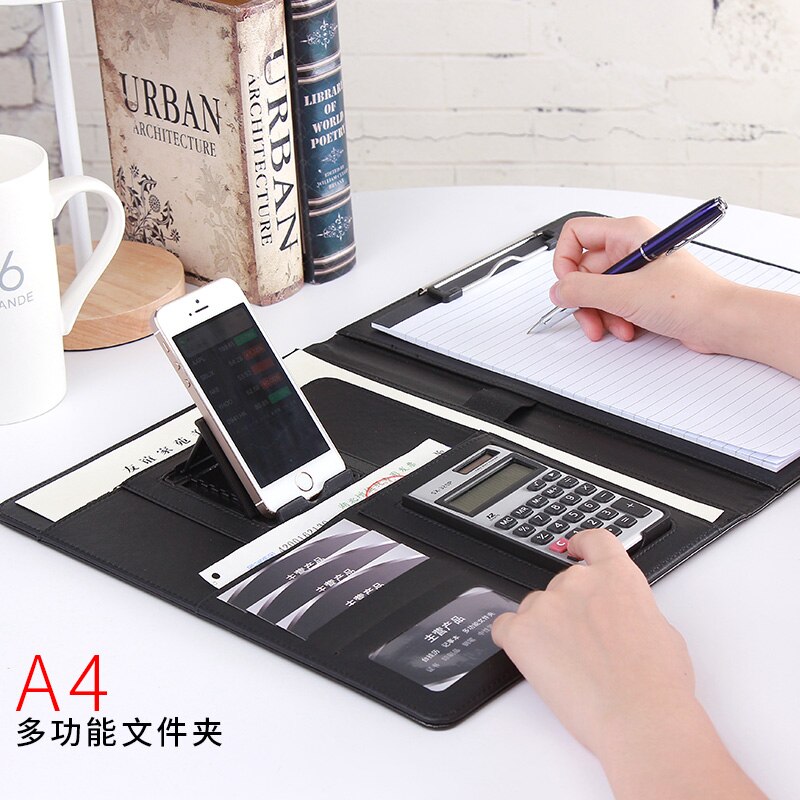 Multifunctional A4 file folder Opening Sheet Writing Splint Stationery Cortex Sales Manager folder Business Folder