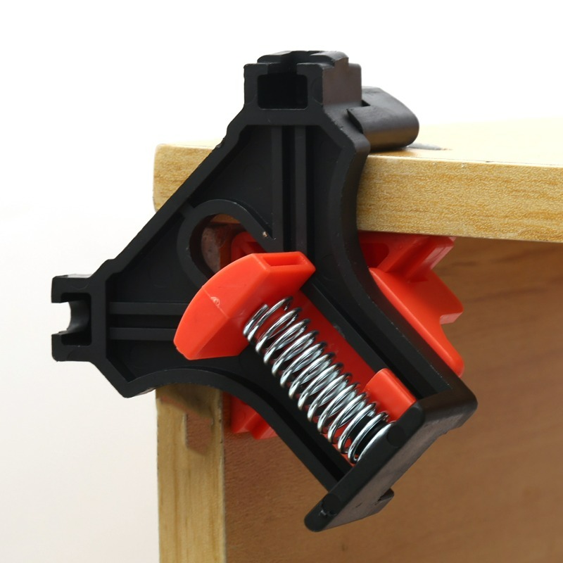 90° Woodworking Fixed Right Angle Clamp 90 Degree Corner Clips Fast Adjustable Quick Spring for Cabinets Photo Framing Fixing