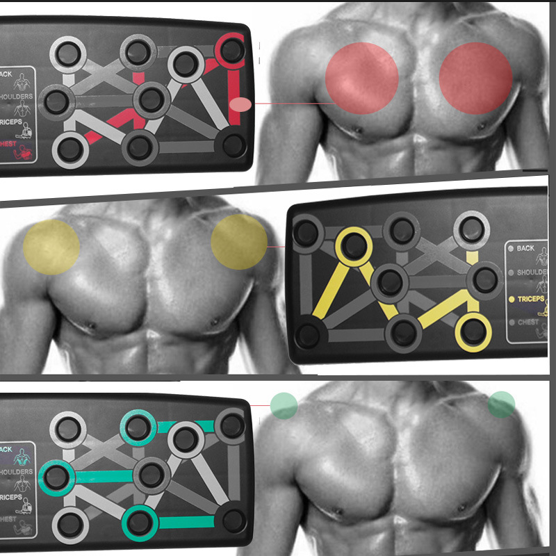 Barras de soporte plegables para flexiones, tablero con agarre de mano para entrenamiento central, entrenamiento, gimnasio en casa, Fitness, culturismo