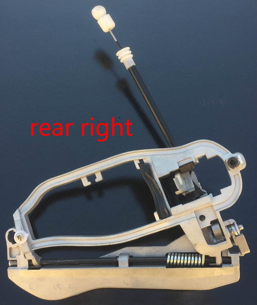 Dla BMW X5 E53 klamka robić drzwi wewnętrzna poza tył przód lewy prawy przewoźnik 51218243615 51218243616 51228243635 51228243636: tylny dobrze