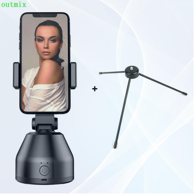Auto Face Tracking Handy Stativ,360° Drehung Selfie Stick Stativ für