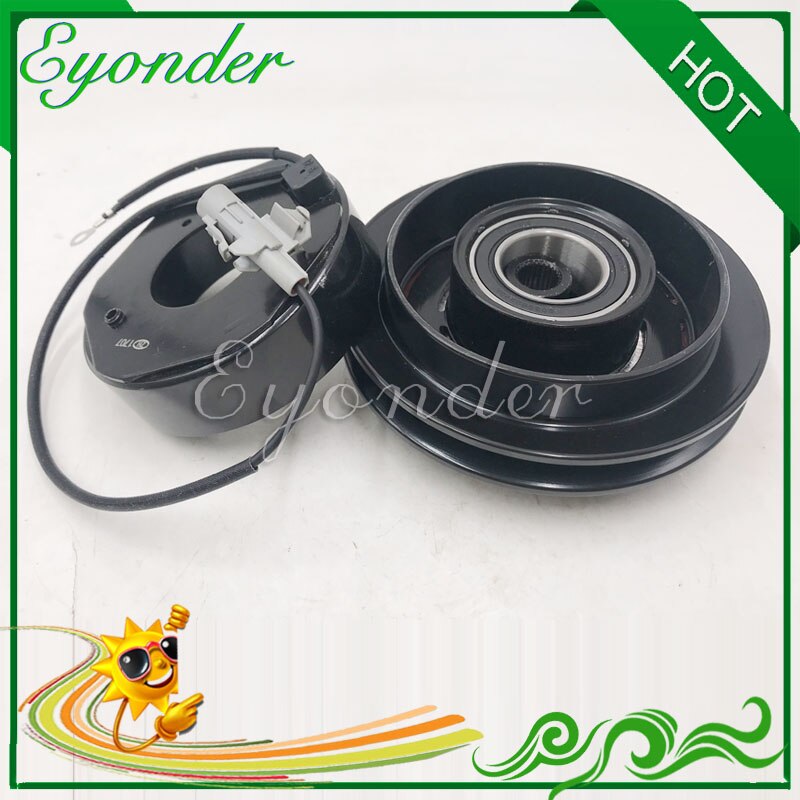 A/C Air Conditoning Compressor Magnetic Electromagnetic Clutch Pulley set PV1 10PA15 for MITSUBISHI PAJERO NH PAJERO NJ