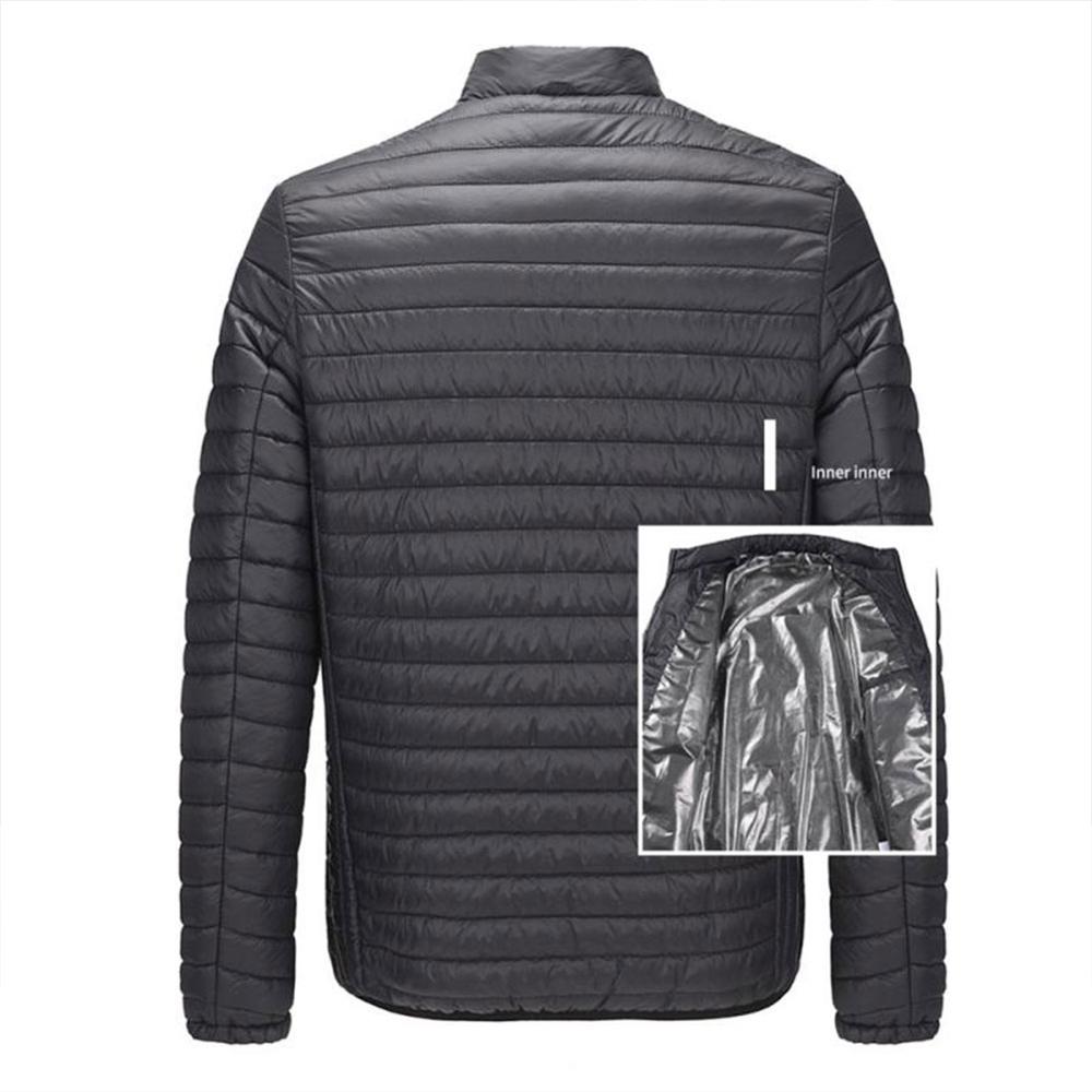 Chaqueta calefactora inteligente eléctrica, chaleco, abrigo cálido, ropa de plumas, chaqueta térmica, ropa calefactora de invierno, interfaz USB