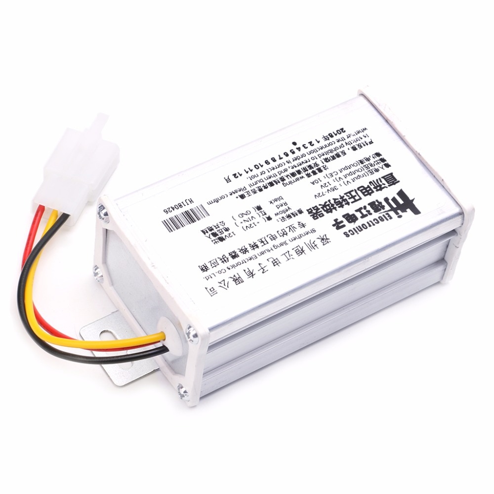 DC 36V 48V 72V To 12V 10A 120W Converter Adapter Transformer For E-bike Electric