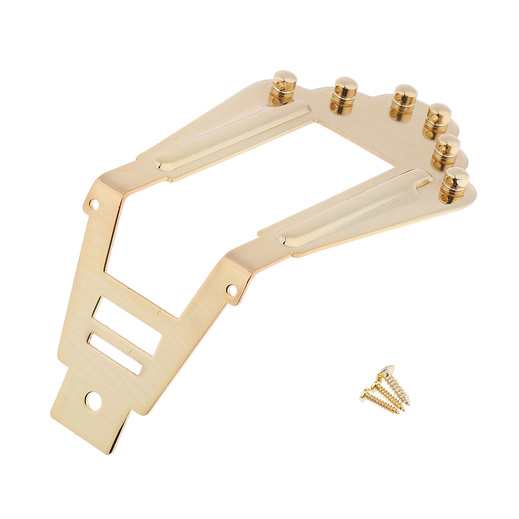Golden 6 Gitaar Staartstuk Bridge Voor Jazz Gitaar Vervangende Onderdelen