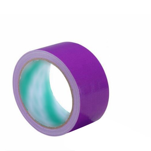 20mm Duct Tape Waterproof Sticky Adhesive Cloth Duct Tape, Single-Sided Strong Carpet Tape Applied To Warning Wedding Exhibition: Purple