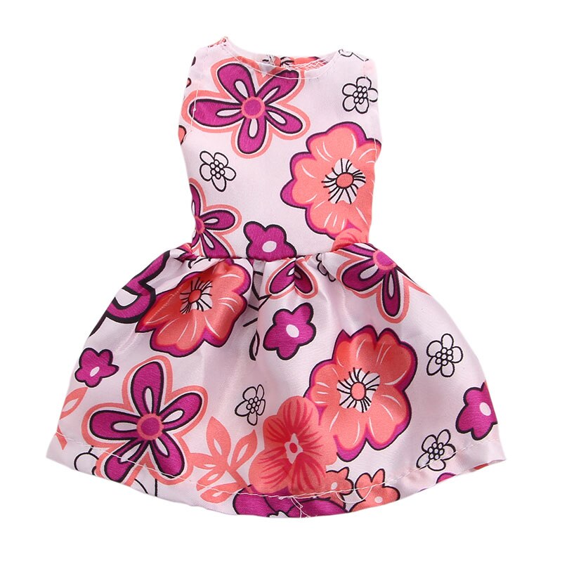 Luckdoll billig smuk 14 stilarter dukketøj kjole vælg til 14.5 tommer wellie wishers dukke og 14 tommer dukke og 1/6 dukke: N1323