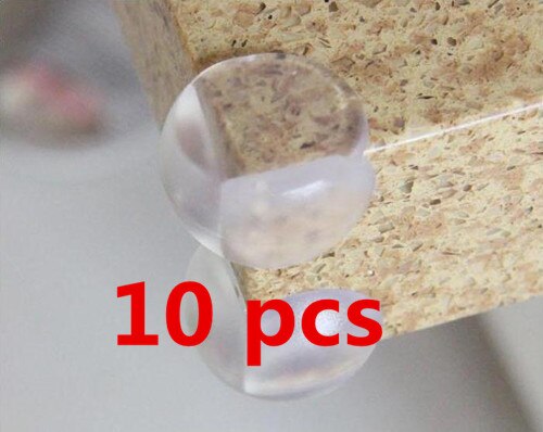 10Pcs Veiligheid Siliconen Protector De Hoek Edge Protection Cover Kinderen Anticollision Guards: Default Title
