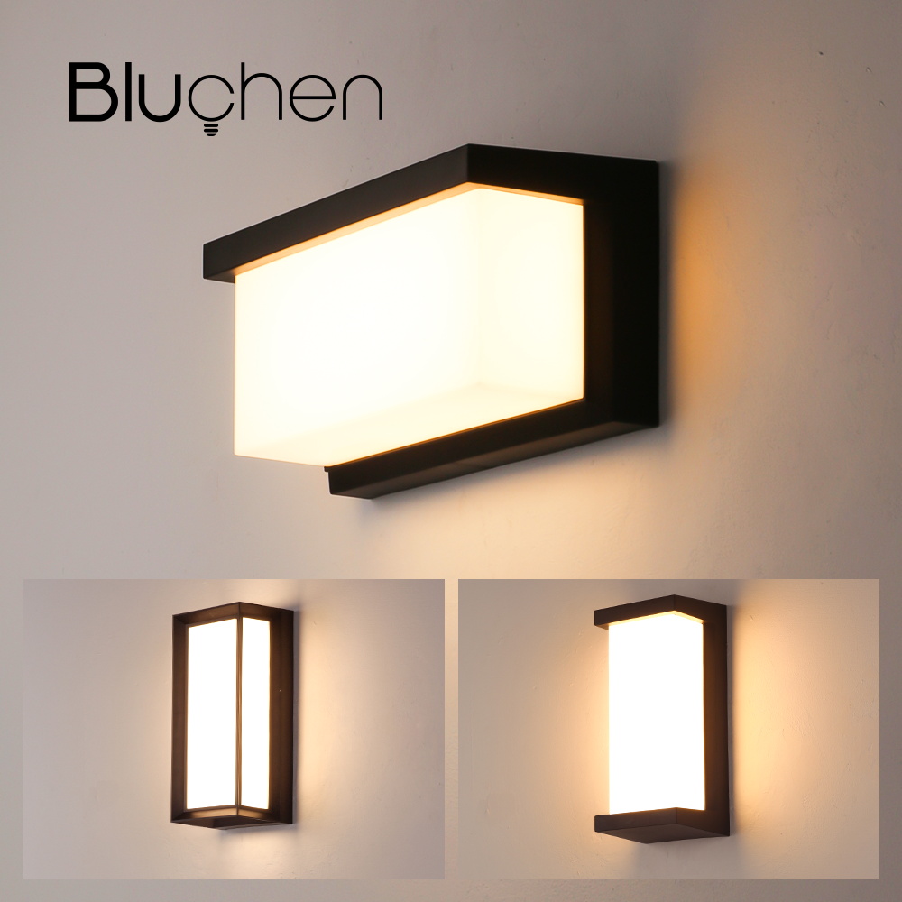 Applique extérieure LED 24W étanche appliques murales extérieures AC90-260V appliques murales extérieures pour hôtel Villa grand porche porte de jardin