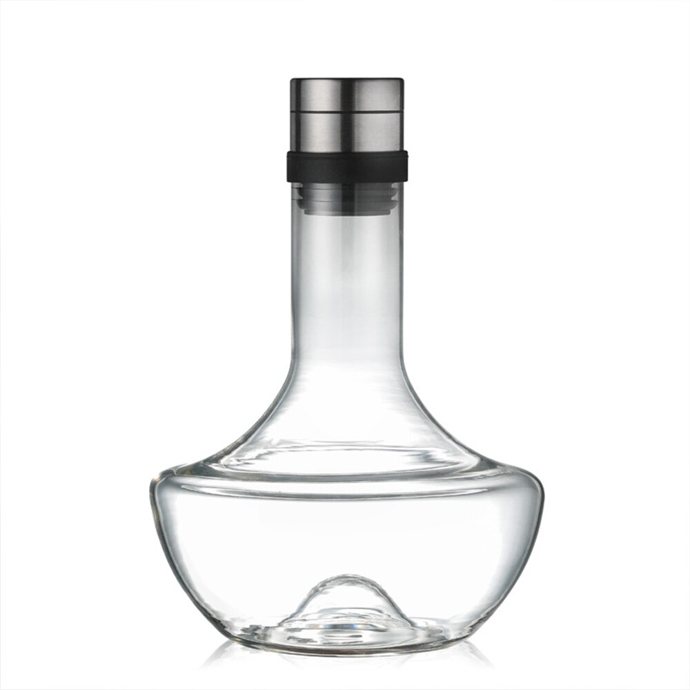 Bar Wine Accessories Glass Decanter Water Glasses Large For Family Bottle Jug Pourer Aerator Handmade Crystal 1400ML Breathing: Default Title