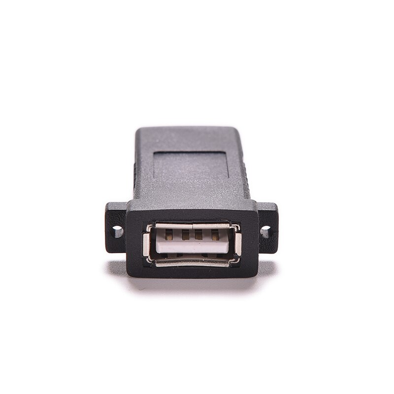 1PC USB 2.0 Female to Female Socket Panel Mount Adapter Socket Wall Plate Plug Standard USB 2.0 Female Coupler Cord Connector