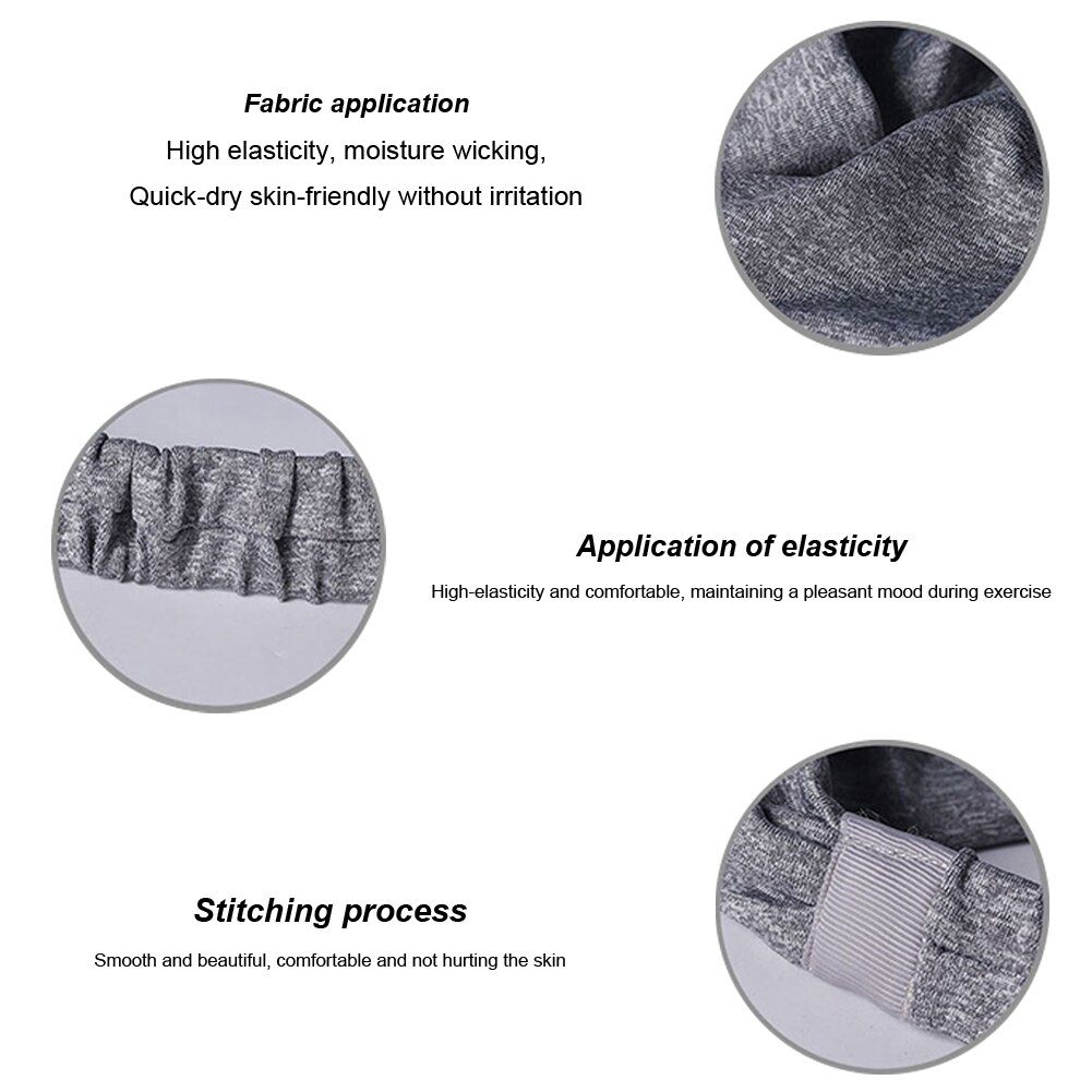 Men Women Elastic Band Head Sweatband Gym Outdoor Sports Basketball Anti-slip Cycling Fitness Breathable Running Sweat-absorbent