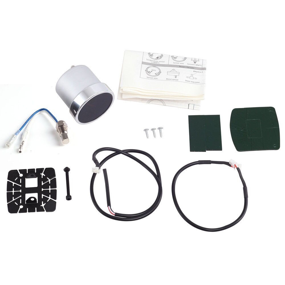 Lente de humo de 2 pulgadas, 52MM, 80-260 grados, medidor de temperatura Trans, medidor de temperatura Trans con Motor paso a paso