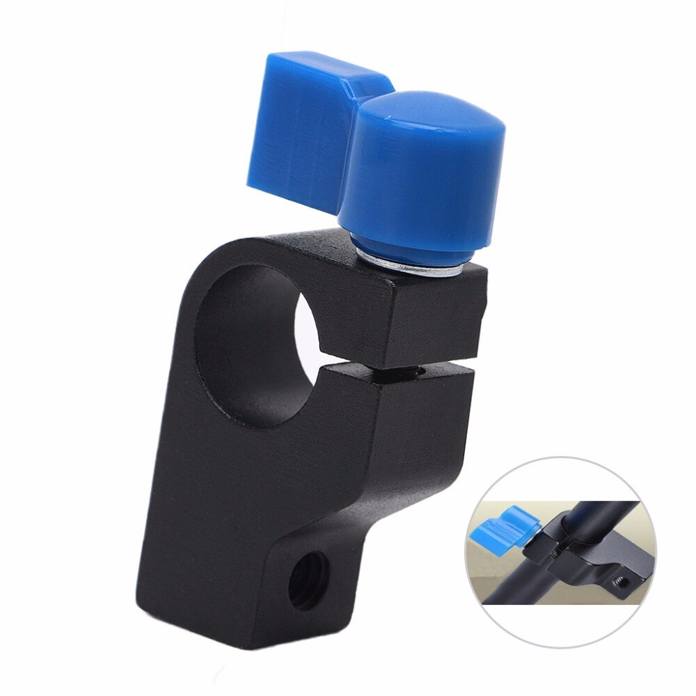 15mm Rod Clamp Holder &quot;1/4&quot; Thread DSLR Camera Rig Rail Support System Arm #L060#