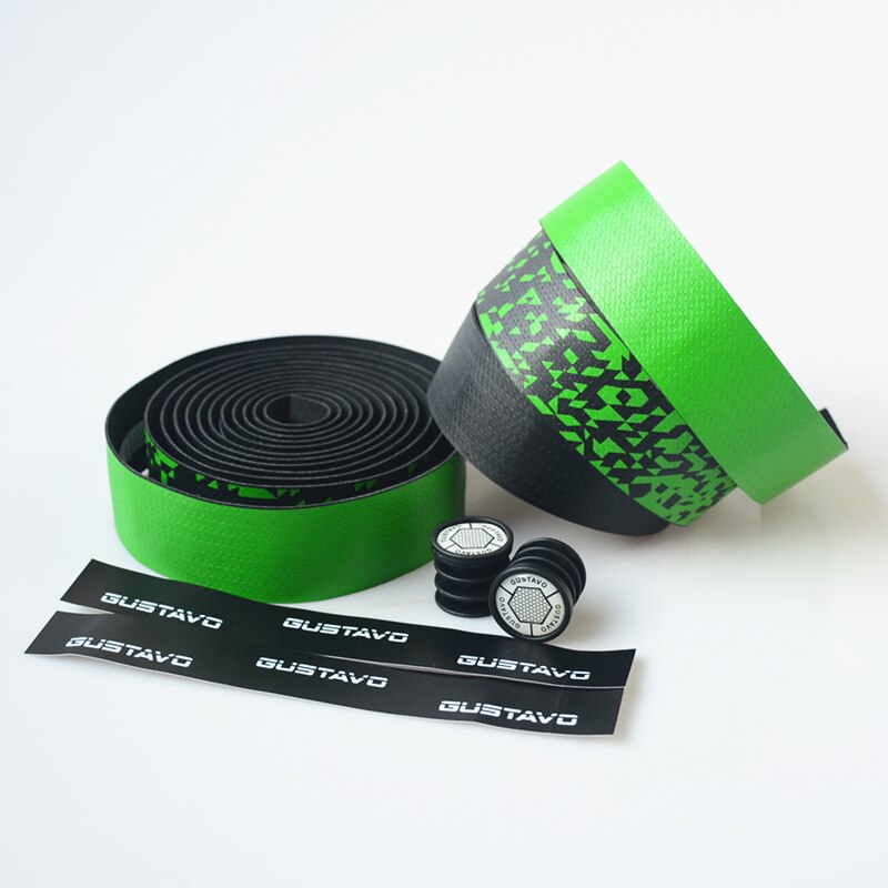 NUOVO Doppio colore Bici Da Strada Nastro Manubrio smorzamento antiscivolo EVA + PU fisso Ingranaggio Manubrio Della Bicicletta Nastro