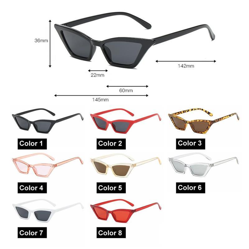 Naiset vintage cat eye aurinkolasit pieni kehys  uv400 aurinkovarjoja street eyewear luksus trendikkäitä aurinkolasit