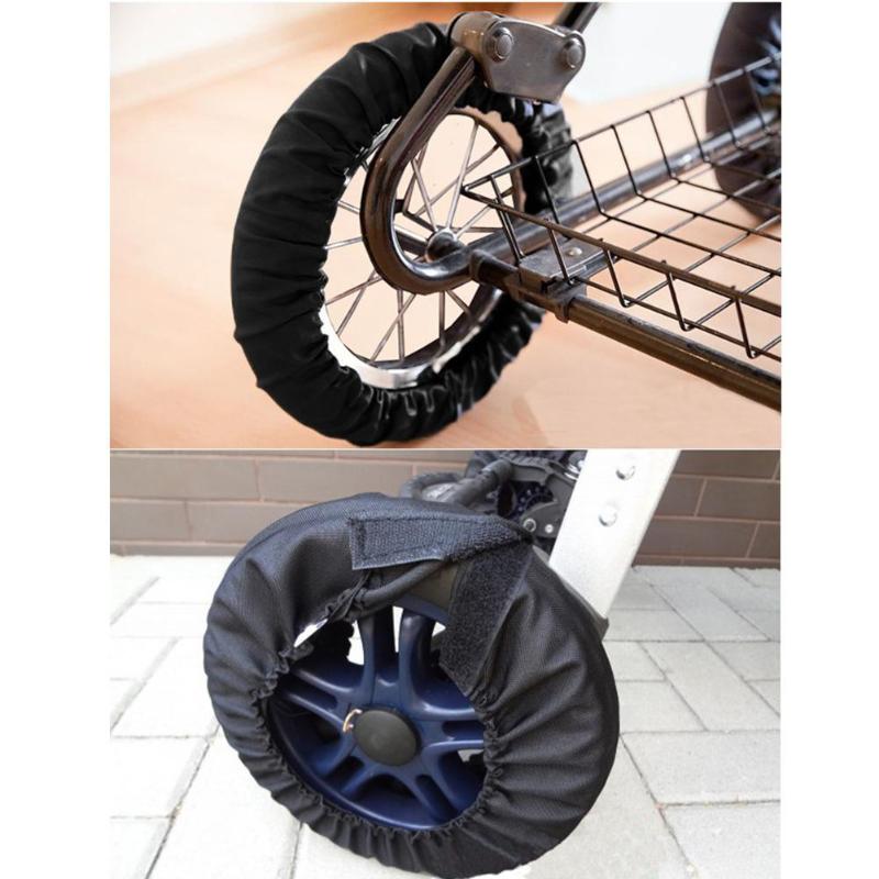 Kinderwagen wielhoes stofdicht bescherm vloer kinderwagen waterdicht nylon bescherming wielhoezen kinderwagen accessoires