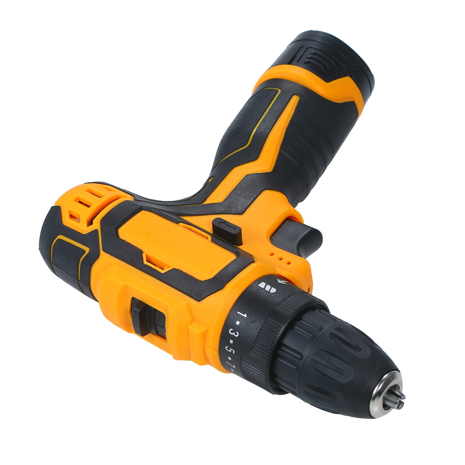 18V Cordless Drill Driver 25+1 Torque Setting Compact Drill with 6A Li-ion Battery 2-Variable Speed 3/8-inch Keyless Chuck