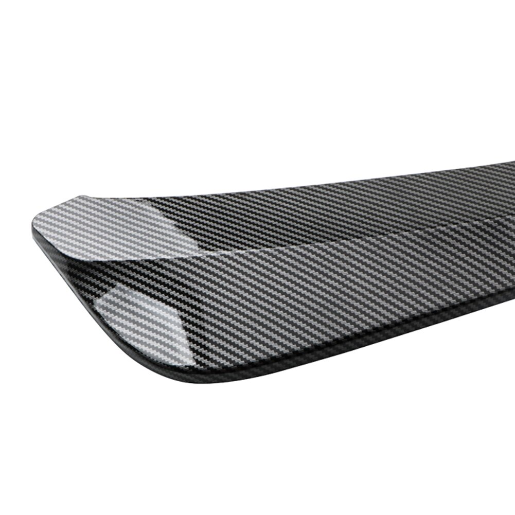 ABS Plastic Car Rear Bumper Canards Carbon Fiber Look Body Kit Universal Easily Installation Personal Car Elements