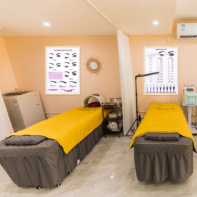 Eyelash Decoration Posters and Prints Salon Makeup Lash Extensions Wall Paintings Eyelash Abstract Art Picture Beauty Shop Decor