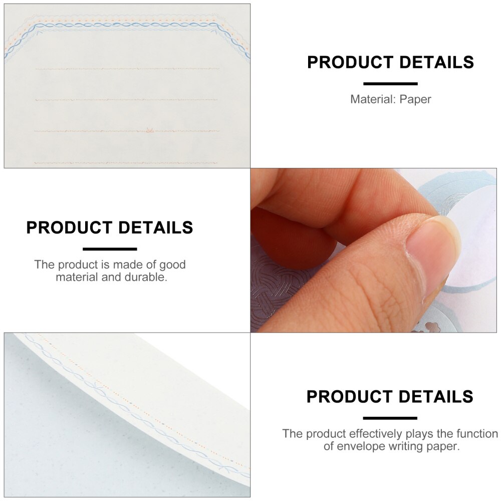 1 sett utsøkt velsignelsesnotat papir brevpapir brevpapir skrivepapir til sending