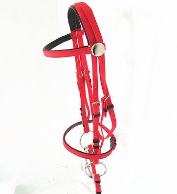 Ridning hest redskaber pvc vand tøjler hastighed vand ridning hestesport med rød blå: Rød