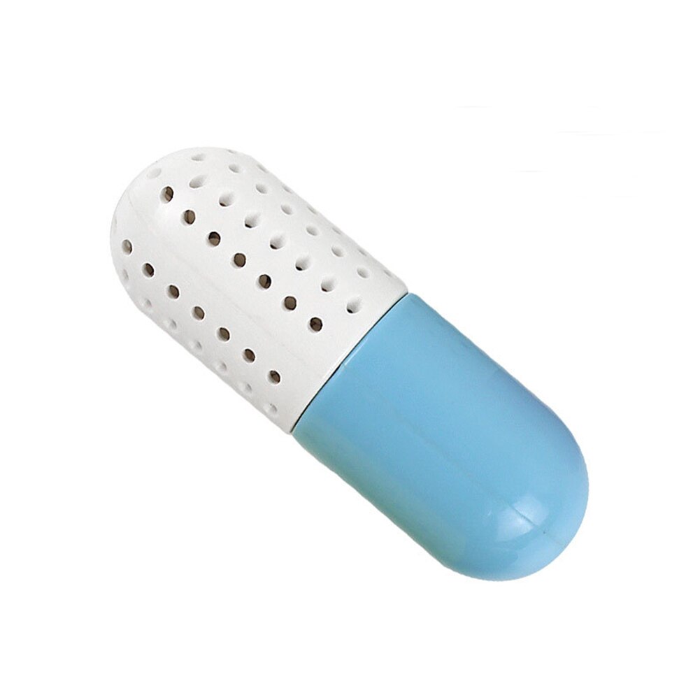 Steriliser Capsule Shape Closet Moisture Absorber Shoe Deodorizer Eliminator Air Purifying Dryer Drawer Smell Remover Household: Blue