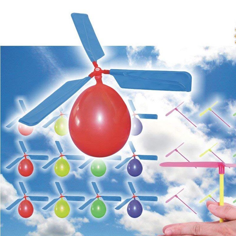 Aisport baby ballong helikopter flygande leksak barn födelsedag julfest väska strumpa fyllmedel strand flygande leksak l