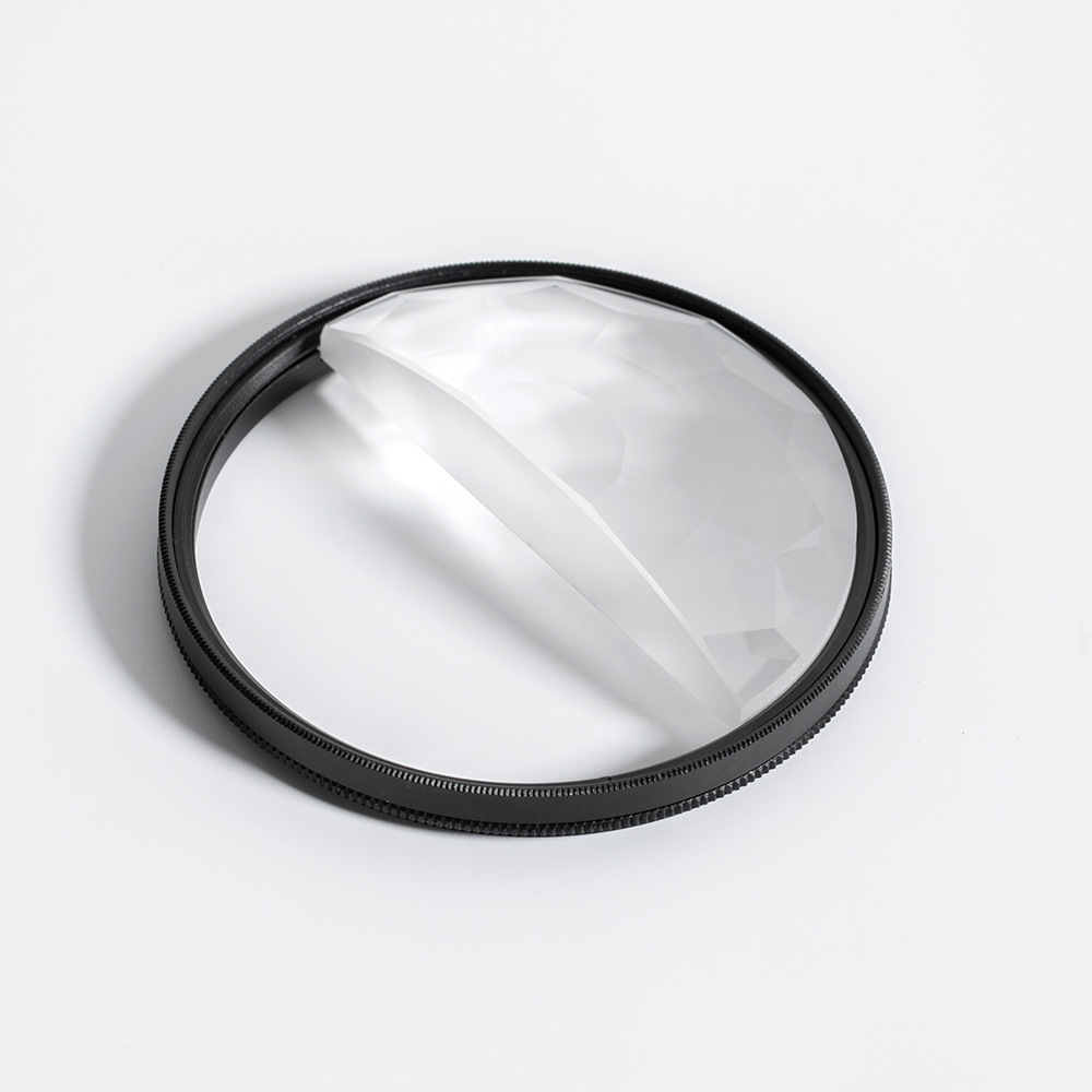 77Mm Half Moon Caleidoscoop Speciale Fractal Filter Camera Voorgrond Onscherpte Dslr Lens Accessoires Voor Slr Camera &#39;S