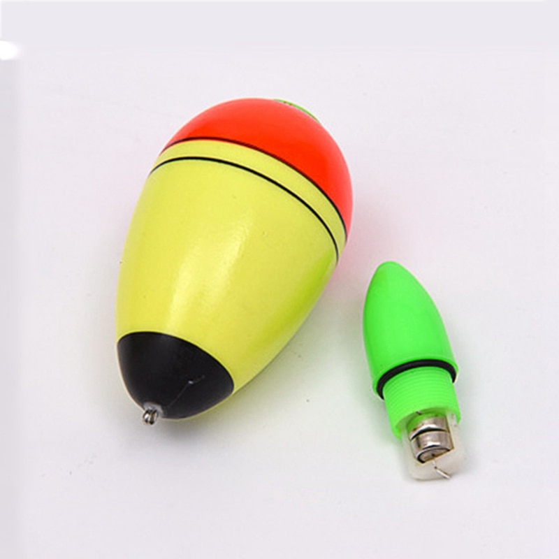 20/30/35/40g LED Luminous Fishing Float Saltwater Sea Rock Plastic Fishing Floats Luminous Buoys Fishing Accessories