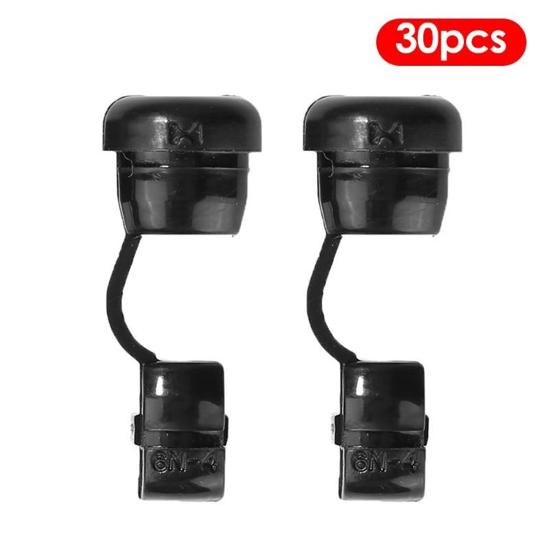 30pcs 6N-4 Strain Relief Bushing Protect Power Cables Preventing Tension Anchor Isolate Durable for House Appliances