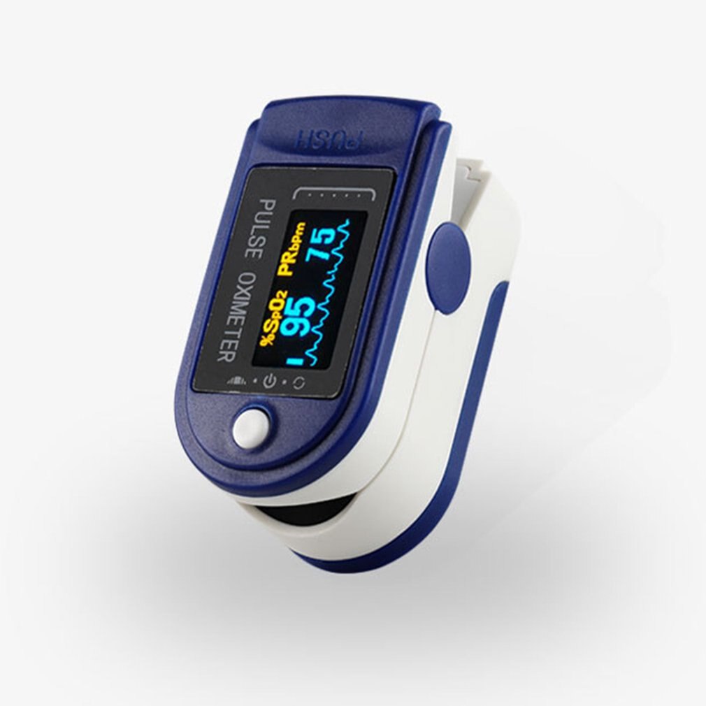 Fingerclip oximeter ren silikone gel hjerterytme puls oximetri pulsmåling måling af iltindhold i blodet 1 stk