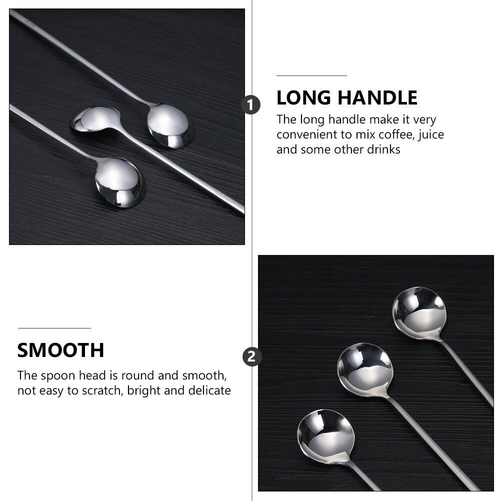 3Pcs Coffee Dessert Spoon Honey Stirring Spoons Coffee Stirring Spoons for House Honey