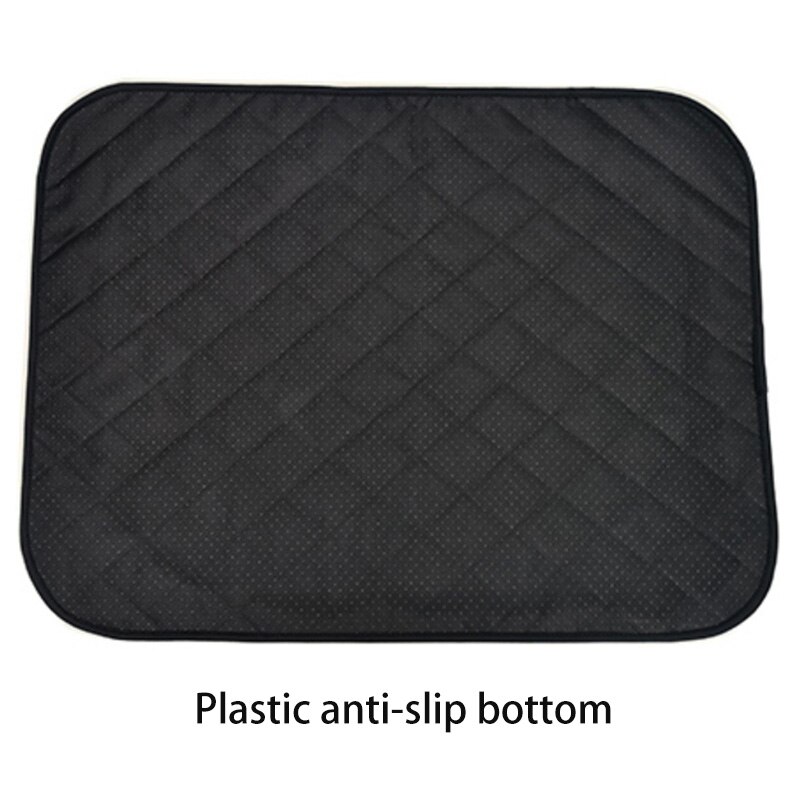 Almohadilla absorbente de orina para mascotas, alfombrilla impermeable y reutilizable para entrenamiento de perros, lavable, para pañales, ideal para viajes