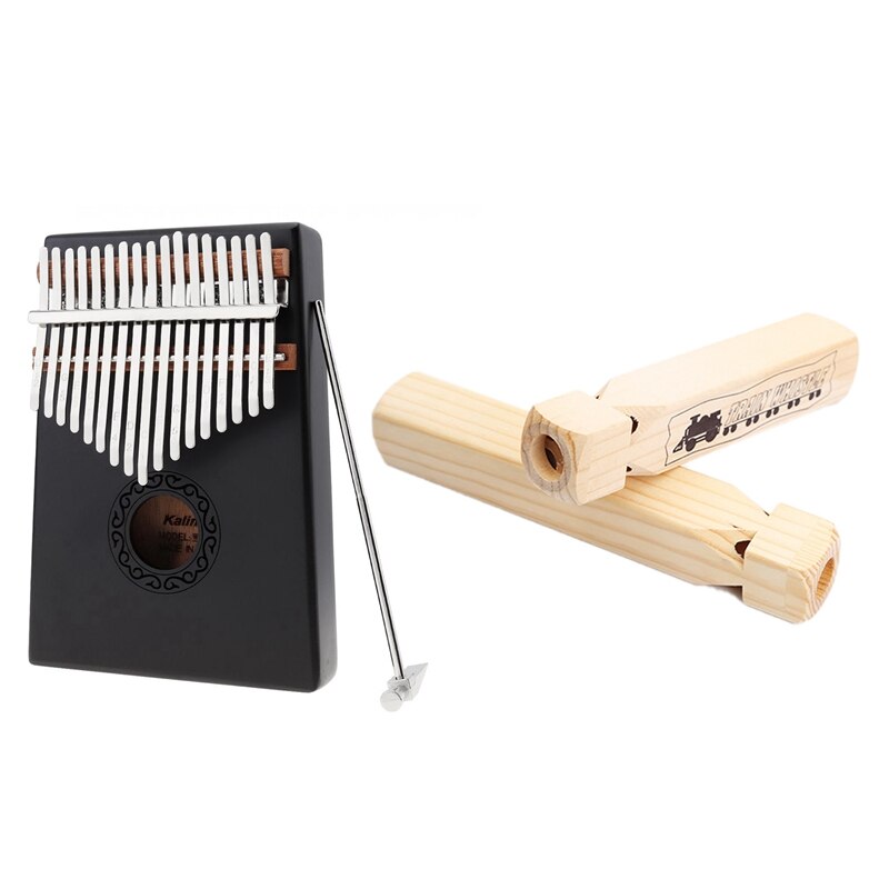 1 set 17 tangenter svart enkelbräde mahogny tumpiano mini keyboardinstrument med kompletta tillbehör & 1 st lokljud m