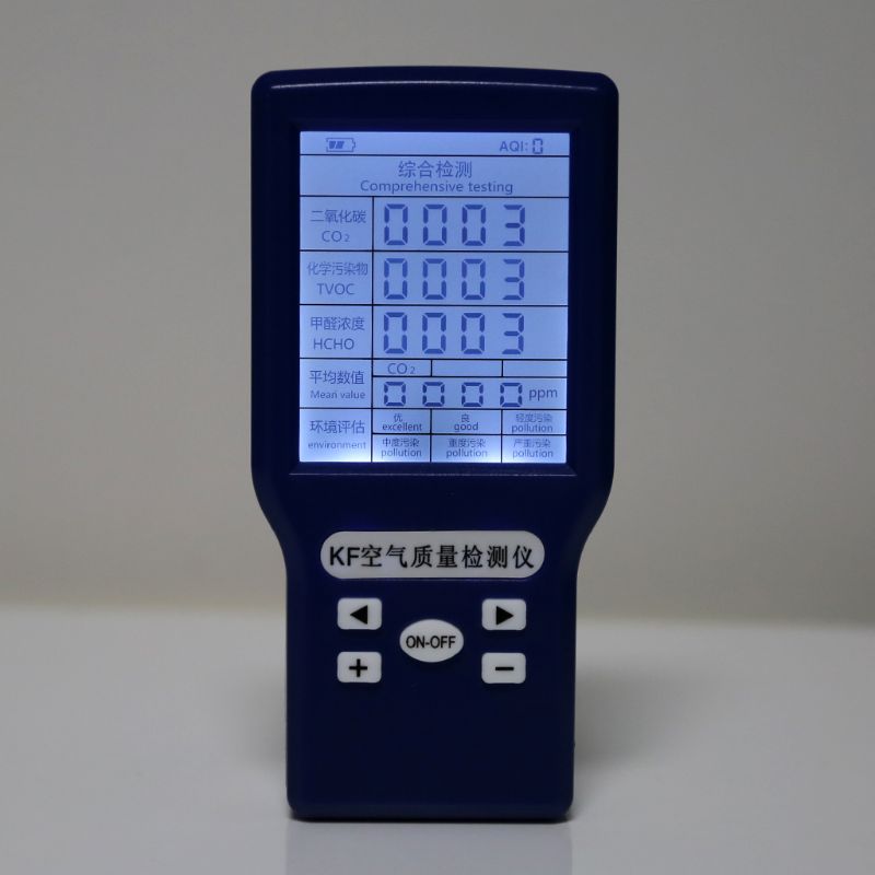 CO2 ppm Meters TVOC HCHO AQI Carbon Dioxide Detector Gas Analyzer Protable Air Tester Y98E