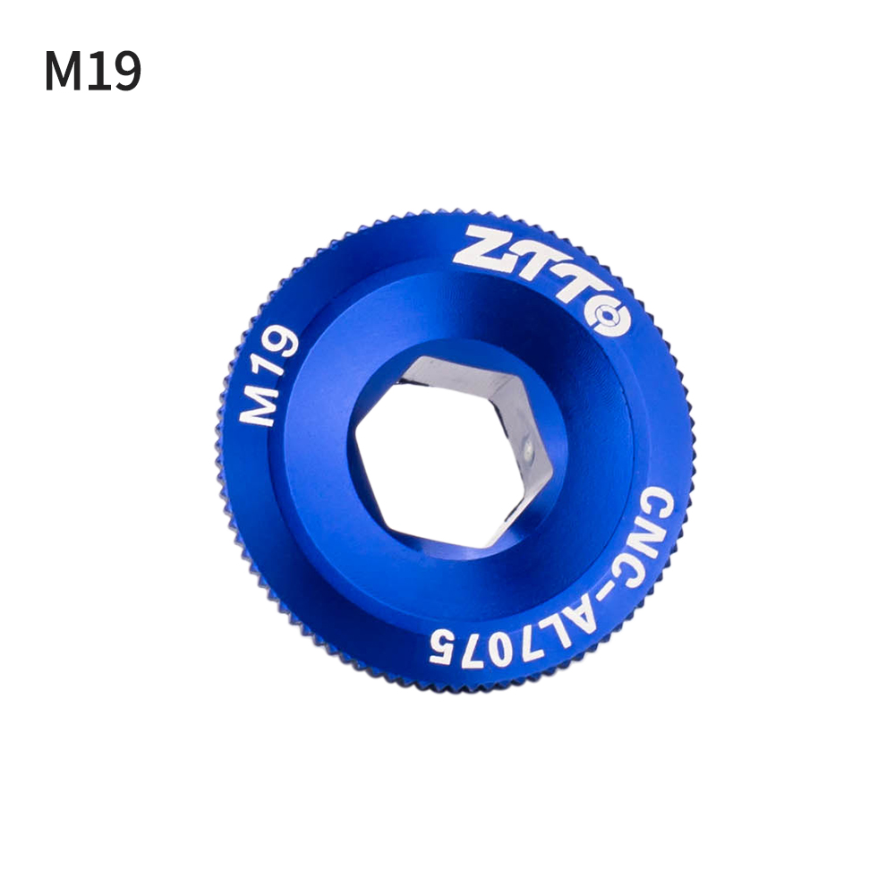 ZTTO-perno de brazo de manivela de bicicleta, tapas de tornillo de manivela de aleación de aluminio, tornillos de cubierta de manivela de bicicleta de montaña y carretera M20 M19 M18 Universal para M6000 105: Verde