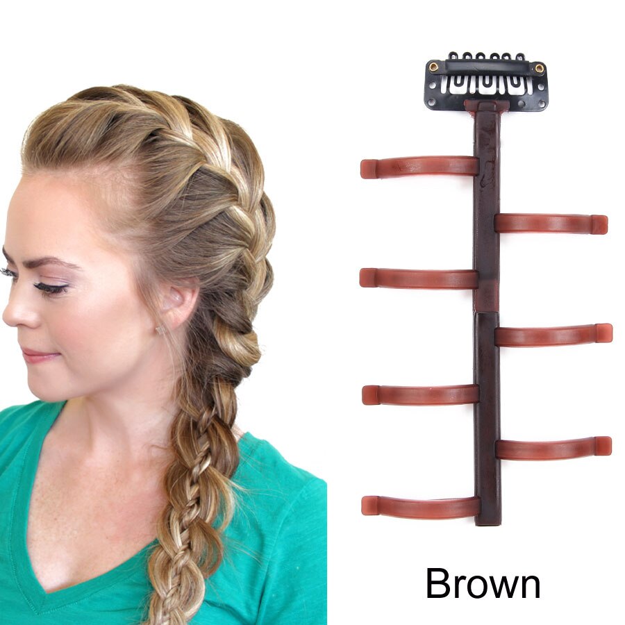 Leeons S/M/L Hair Doughnut Dish Hair Donut Bun Maker Wig Hair Donut Braids Hair Accessories Hair Bun Headband Doughnut Maker: brown