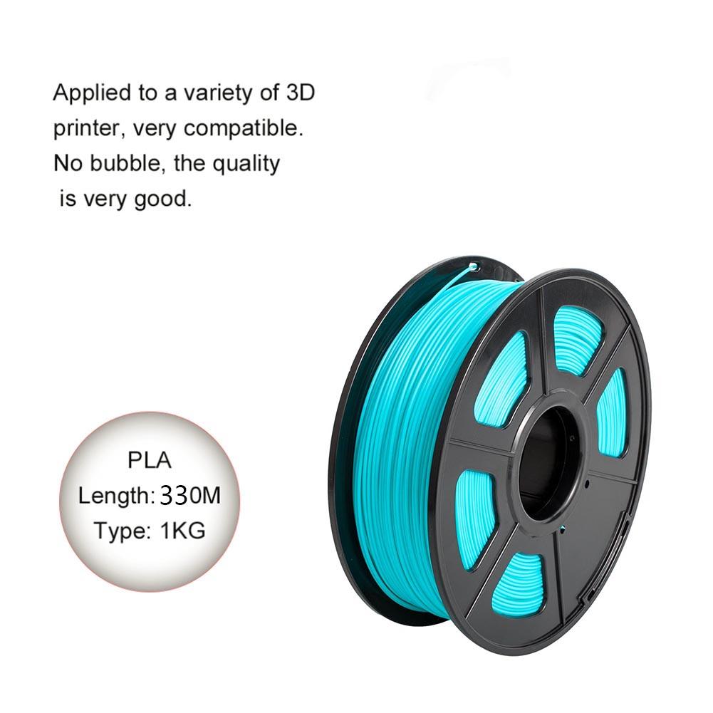 High Strength 3D Printer Filament Consumables Plastic 1.75mm 330m/1082ft PLA Print Consumable Material For 3D Printing