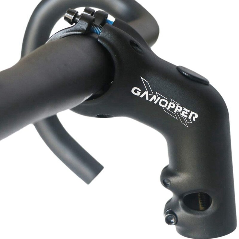 GANOPPER 30 Degree XC AM MTB Riser Tube Mountain Bike Handlebar Stem 31.8Mm Road Bicycle Stem 60MM Cycling Angle